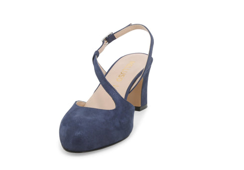 Melluso Donna Décolleté Camoscio X517W-234425 Blu